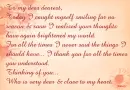 To my dear dearest