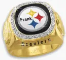 pittsburgh steelers diamond ring frank
