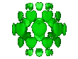 greem heart ball