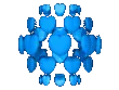 blue heart ball