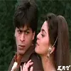 Shahrukh Khan and Juhi Chawla
