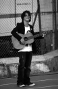 Jamie Cullum with guitar