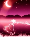 Red love moon