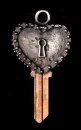 Key heart lock