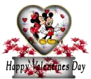 mickey & minnie valentines day