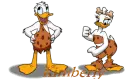 donald & daisy with name kimberly