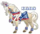 Horse with Kelsey name