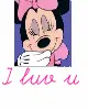 minnie i luv u 