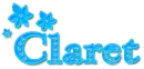 Claret- blue with diamonds