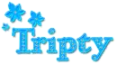 Tripty- blue with diamonds