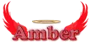 Amber- red angel