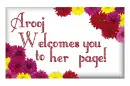 Arooj welcomes you to her page