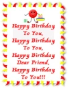 Happy birthday to you