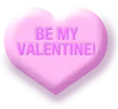 be my valentine heart