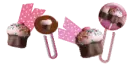 Cute Cupcake Clips