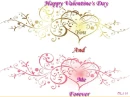 happy valentines day you and me forever