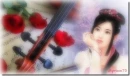 ragazza col violino