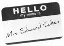 mrs.edward cullen <3