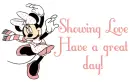 minnie showing love