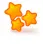 3 Cute yellow stars