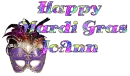 Happy Mardi Gras JoAnn - first names