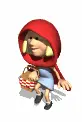 cute girl walking