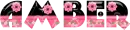 Pink Flower Font,  Amber