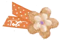 Peach Cute Flower