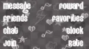 music,hearts and stars