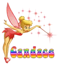 Tinkerbell GlitterSparkled Rainbow - Candace