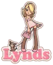 Lynds- lady with dog