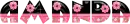 Pink Flower Font, Amanda