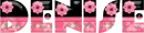 Pink Flower Font, Denise