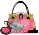 Pink yellow bag- Darleen