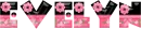 Pink Flower Font, Evelyn