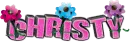christy - flower