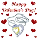 Happy Valentine's Day necklace-sparkel