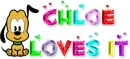 chloe - loves it (rainbow)