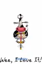 cow jumping on pogo stick