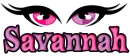 pink purple eyes savannah