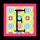 The letter E