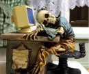 Skully at Computer