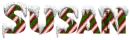 snow candy cane susan