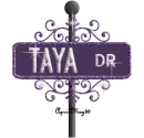 purple street sign taya DR