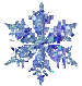Blue Snowflake