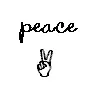 peace sign