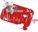 Welcome to Christy's Page