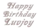 happy birthday luvloy