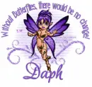 DAPH Butterfly Fairy Purple 