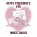 Heart with violin and Nikki text